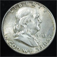 1951 Franklin Half Dollar - FBL