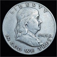 1948-D Franklin Half Dollar