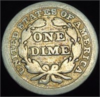 1854 Seated Liberty Dime - 1,800 Survive