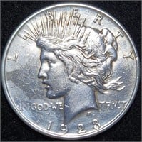 1923-D Silver Peace Dollar - Higher Grade