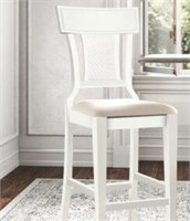 Linon Home Anniston Stool Seat Wood/Upholstered...