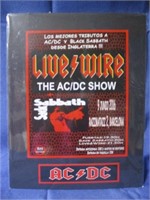AC/DC poster on board