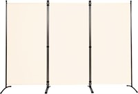 3 Panel Folding Privacy Screens, 6 FT Tall