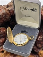 Colibri Quartz Presentation Pocket Watch