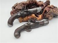 Pair of Mod 9 French Flint Lock Pistols ca 1790