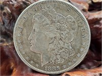 1885 P Morgan Silver Dollar