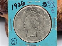 1926 S  Peace Silver Dollar