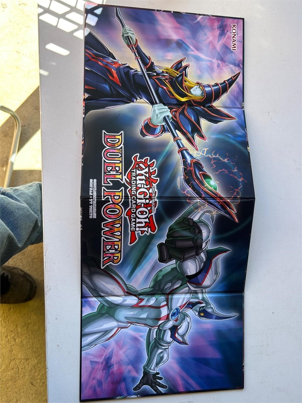 #1330 Yu Gi Oh cards and playmat