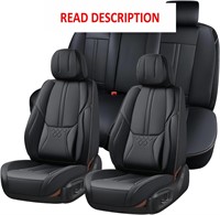 $170  Black Car Seat Covers Full Set  Waterproof