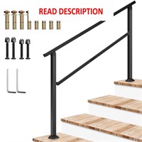 $76  VIVOSUN Handrail  54x36  1-5 Steps  Black