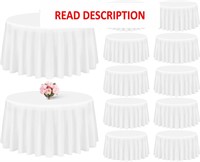 $127  Showgeous 12-Pack Tablecloth  120 White
