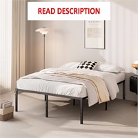 $83  18 Tall King Bed Frame  Metal  Easy Assembly