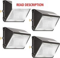 $240  120W LED Wall Pack  14400LM  4 Pack