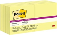 Post-it Notes Super Sticky Notes, 2"x 2", 7 Pads