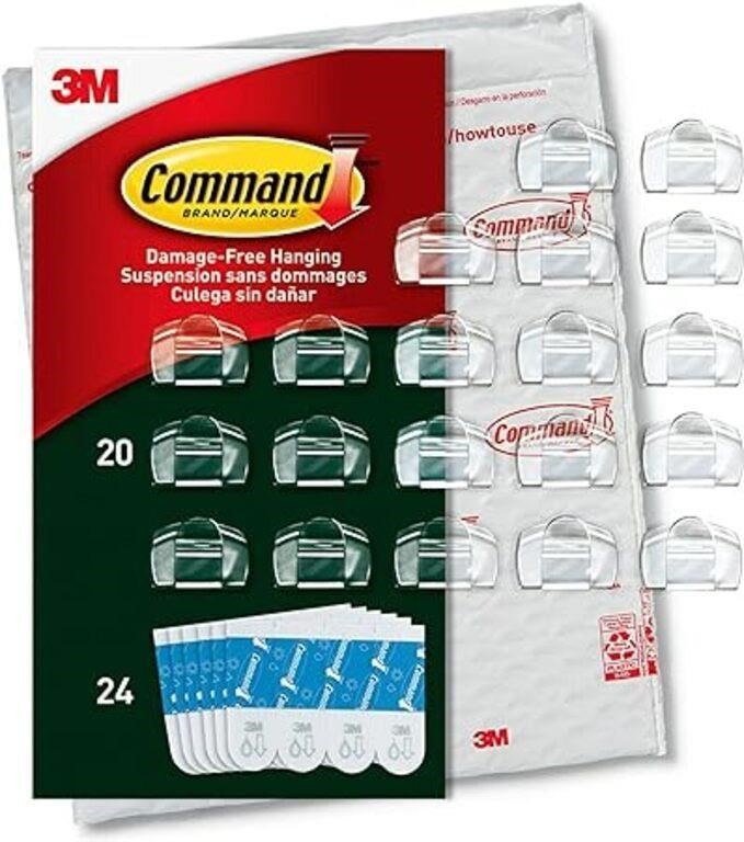 Command Outdoor Light Clips, Damage Free Hanging O