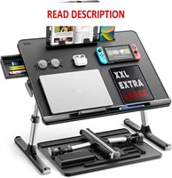 $93  SAIJI Desk  Foldable  Black 23.6x17.7 In