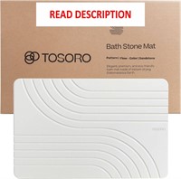 $45  TOSORO Bath Mat  Quick Dry (23.5x15)