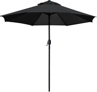 $51  Sunnyglade 9' Patio Umbrella  8 Ribs  Black