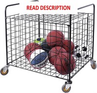 $180  MyGift Pro Gym Metal Ball Storage Cart