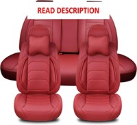 $150  Martha Car Seat Covers  Red Leather