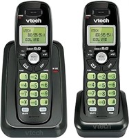 untested - Vtech Dect 6.0 2-Handset Cordless Phone