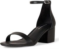 used - Amazon Essentials Women's Two Strap Heeled
