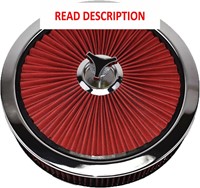 $73  A-Team Air Cleaner Assembly 14x3 - Red