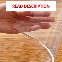 $22  18x32 Clear Table Protector  1.5mm