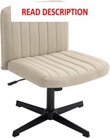 $45  Panana Office Chair  Fabric Padded (Beige)