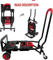 $70  Foldable Hand Truck  Dolly Cart  264lbs - Red
