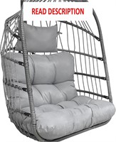$59  Enipate Hanging Egg Chair Cushion  Grey
