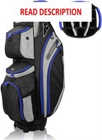 $150  Blue Golf Cart Bag with 14-Way Top  9 Pocket