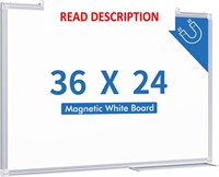 $43  Magnetic White Board  36x24in  Dry Erase
