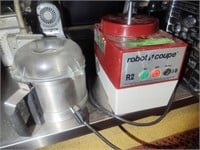 Robot Coupe R2 Food Processor w Ss Bowl & Lid