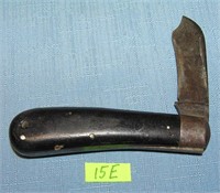 Antique single bladed pocket knife by Leonard