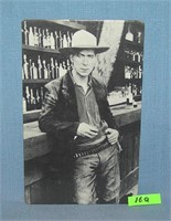 William S. Hart western oversized photo post card