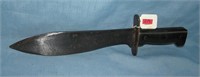 Large post WWII fighting knife signed Kiffe