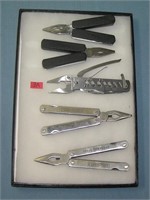 Collection of multiple tool and knife kits