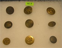 Group of antique buttons