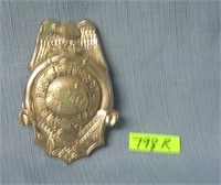 Antique Port Jeff NY fire department badge