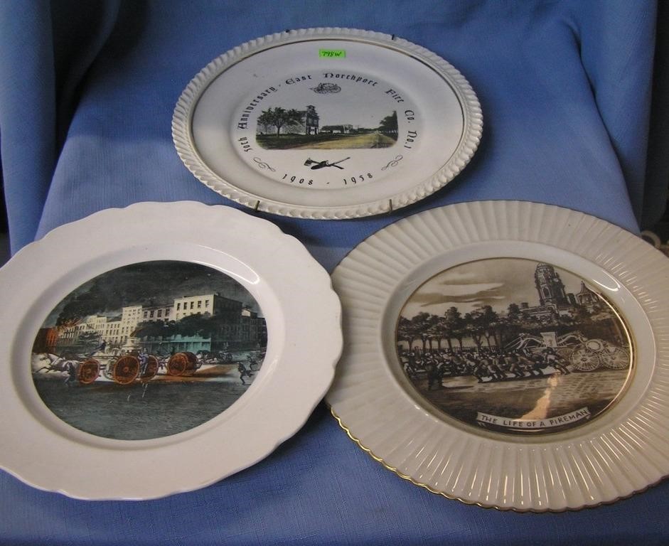 Early fire dept themed wall plates