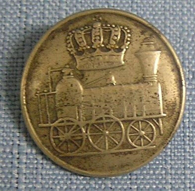 Early Rail road button