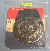 Vintage Tin official special police toy badge