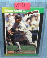 Vintage Roberto Alomar all star rookie baseball ca