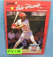 Vintage Eric Davis rookie baseball card
