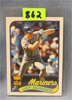 Vintage Jay Buhner rookie baseball card