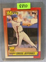 Vintage Gregg Jefferies rookie baseball card