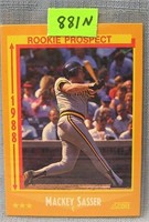 Vintage Mackey Sasser rookie baseball card
