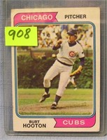 Vintage Burt Hooton rookie baseball card