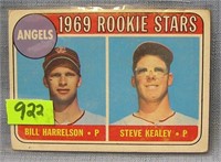 Vintage 1969 Angels rookie baseball card